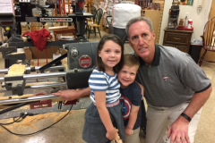 Shopsmith-CEO-Bob-Folkerth-and-the-kids